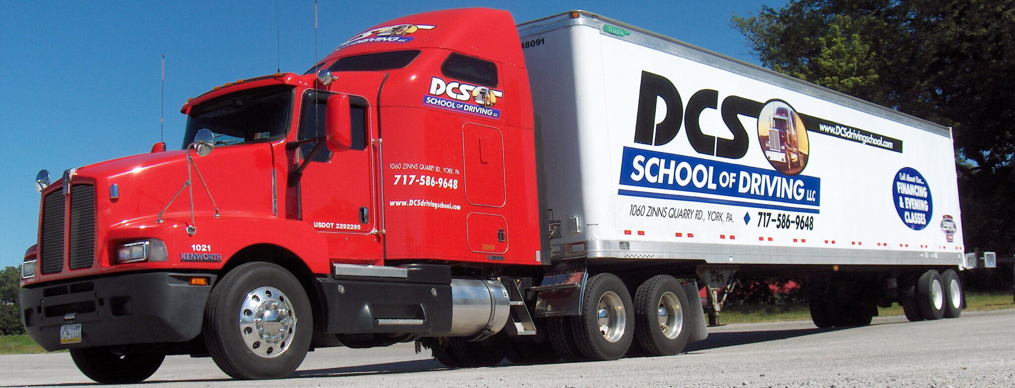 DCS School of Driving LLC truck